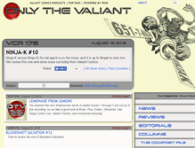Tablet Screenshot of onlythevaliant.com